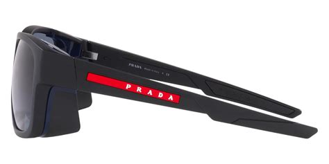 Sunglasses Prada Linea Rossa PS 7 WS DG009R Black Rubber